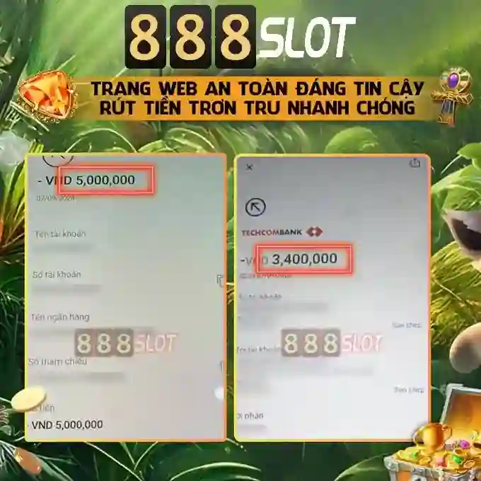 Các trò chơi nổi bật tại 888Slot