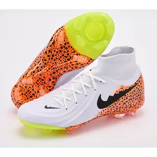 Guayos Nike Phantom Luna Gris Naranja Bota