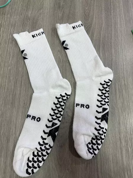 Medias Antideslizantes Blanco Hilo