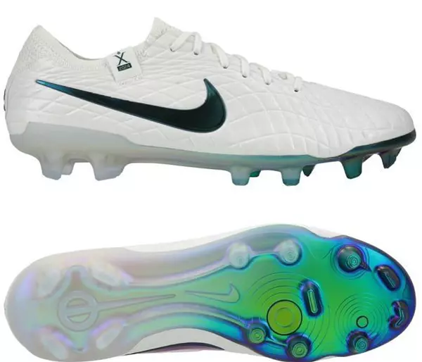 Guayos Nike Tiempo Blanco Chulo Verde