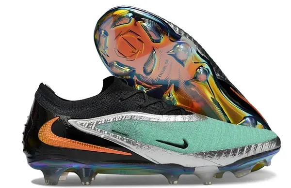 Guayos Phantom 6 Low Elite Fg Negro Aguamarina