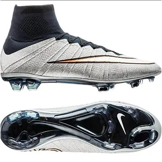 Nike Mercurial Superfly Cr7 Fg Plateado