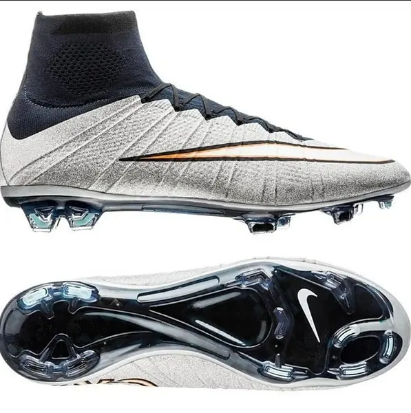 Nike Mercurial Superfly Cr7 Fg Plateado