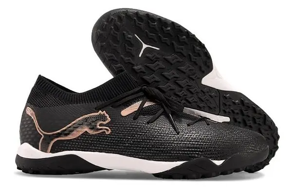 Puma Future Negro Dorado